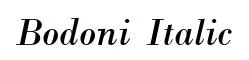 Bodoni Italic