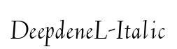 DeepdeneL-Italic