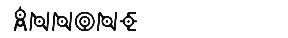 annone original font preview