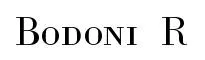 Bodoni  R