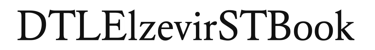 DTLElzevirSTBook original font preview