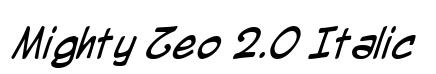 Mighty Zeo 2.0 Italic