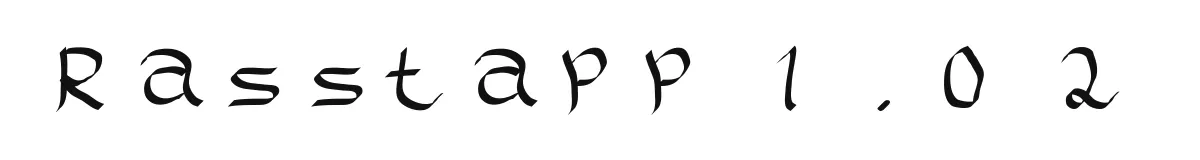 Rasstapp 1.0 2 original font preview
