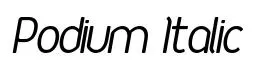 Podium Italic