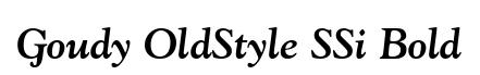 Goudy OldStyle SSi Bold