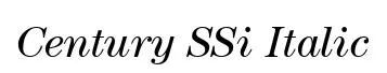 Century SSi Italic