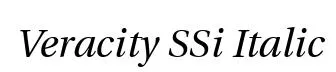 Veracity SSi Italic