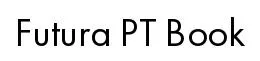 Futura PT Book font preview