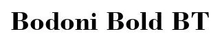 Bodoni Bold BT