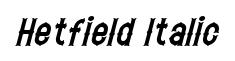 Hetfield Italic