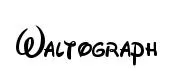 Waltograph font preview
