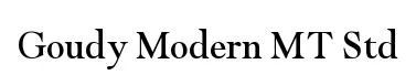 Goudy Modern MT Std