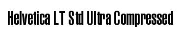 Helvetica LT Std Ultra Compressed