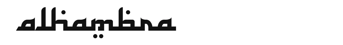 Alhambra font preview