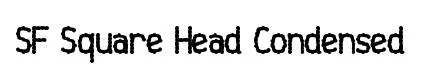 SF Square Head Condensed