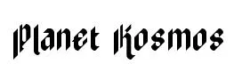 Planet Kosmos original font preview