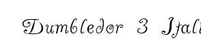 Dumbledor 3 Italic