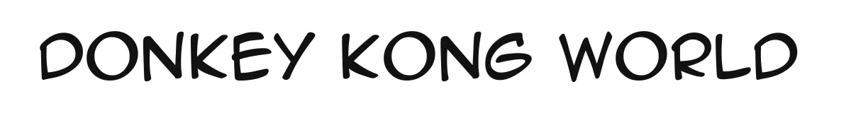 Donkey Kong World font preview