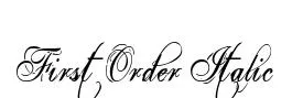 First Order Italic