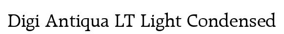 Digi Antiqua LT Light Condensed