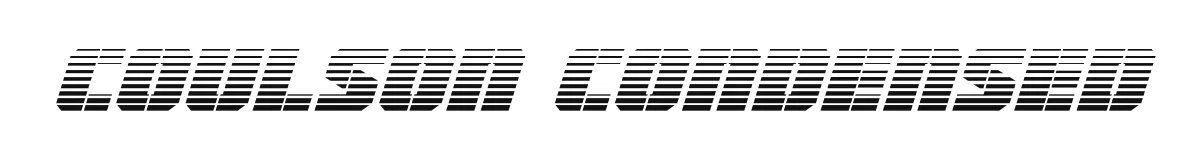 Coulson Condensed font preview
