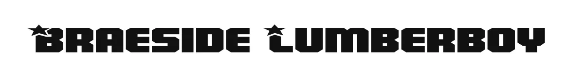 Braeside Lumberboy font preview