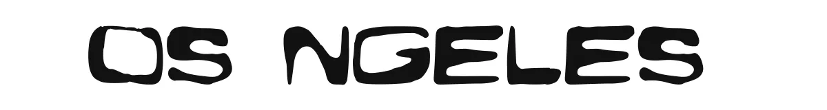 LosAngeles original font preview