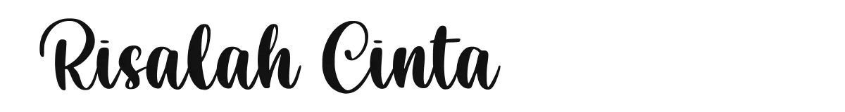 Risalah Cinta font preview