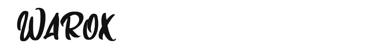 Warox original font preview
