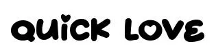 Quick Love font preview
