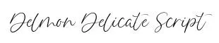 Delmon Delicate Script