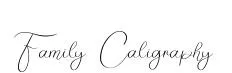 Family Caligraphy