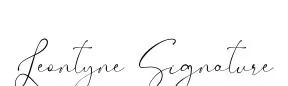 Leontyne Signature