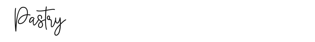 Pastry original font preview