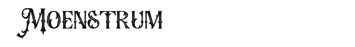 Moenstrum font preview