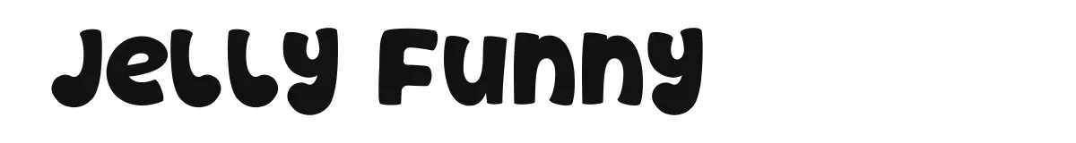 Jelly Funny font preview