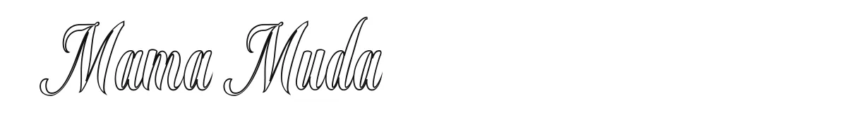 Mama Muda font preview