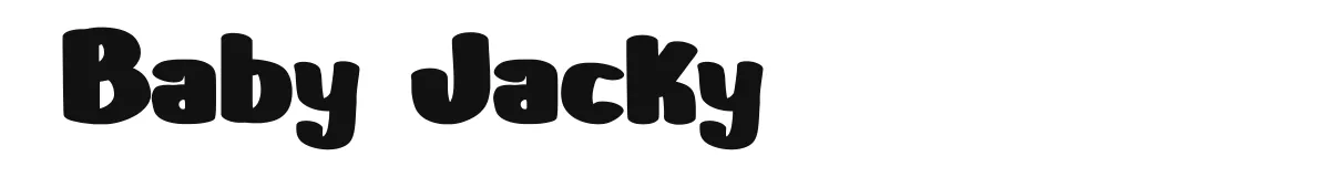 Baby Jacky font preview