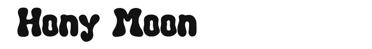 Hony Moon font preview