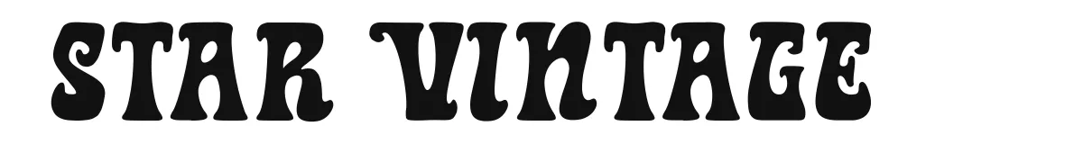 Star Vintage original font preview