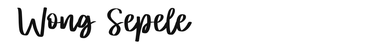 Wong Sepele font preview