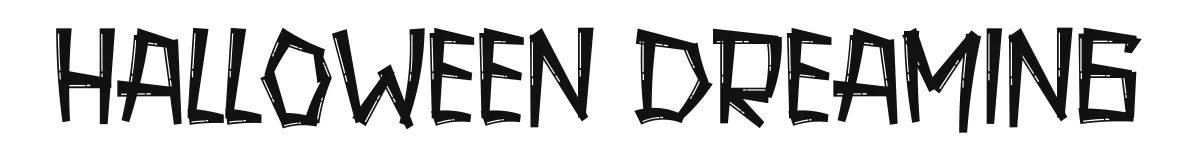 Halloween Dreaming font preview