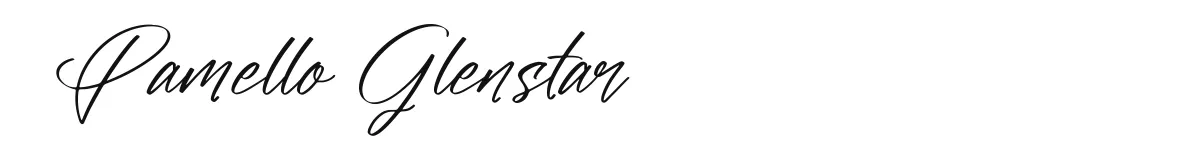 Pamello Glenstar original font preview