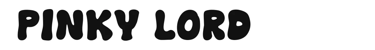 Pinky Lord font preview