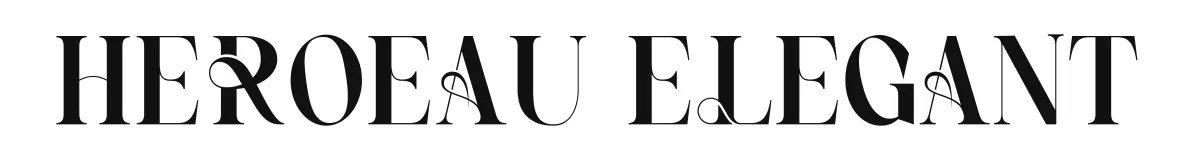 Heroeau Elegant font preview