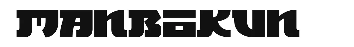 Manbokun font preview