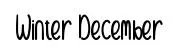 Winter December
