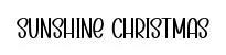 Sunshine Christmas
