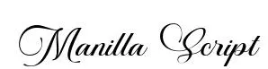 Manilla Script