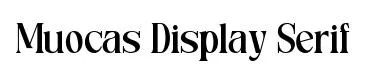 Muocas Display Serif